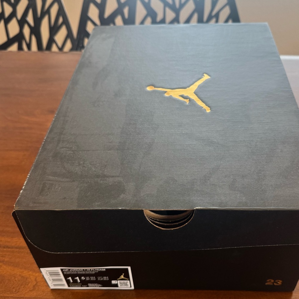 Nike Jordan 1 Fly Ease Yellow and Black Sneakers - Picture 2 of 11